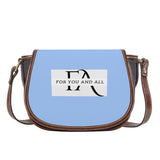 Baby Blue  Saddle HandBag