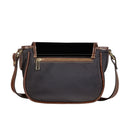 Black Saddle HandBag