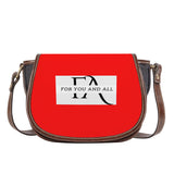 Red Saddle HandBag