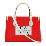 Red Luxury Leather Tote HandBag