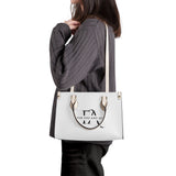 White Luxury Leather Tote HandBag