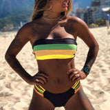 Striped Color Bikini