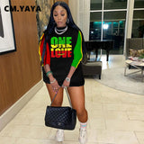 One Love Long Sleeve Mini Dress