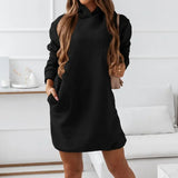 Loose Long Casual Tunic Sweater Hoodie
