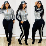 2 Sparkly sweatsuit