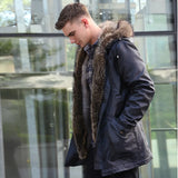 Fur lined Leather Jacket