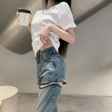Zip Off Jeans