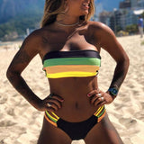 Striped Color Bikini