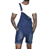 Jean Overall Shorts