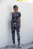 Relaxed Casual Drawstring Romper