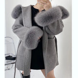 Cashmere Collar Cuffs Jacket