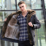 Fur lined Leather Jacket