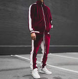 Velvet Stripe Tracksuit