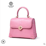 crocodile leather square Handbag