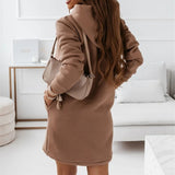 Loose Long Casual Tunic Sweater Hoodie