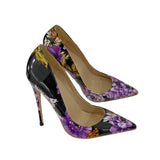 Pointed Flowers Heels
