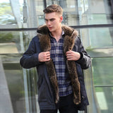 Fur lined Leather Jacket