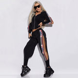 Split-Side Hooded Sweatsuit