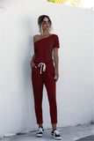 Relaxed Casual Drawstring Romper