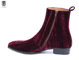 wine red Chelsea Zip Boots