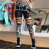 Leopard Push Up Running Leggings