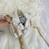 European Leather Jacket Handbag