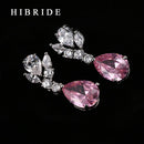 Quality Tear Drop Cubic Zirconia Necklaces