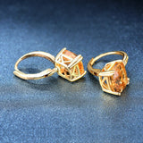 Yellow Citrine 925 Sterling Silver Earrings