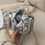European Leather Jacket Handbag