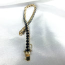 Trendy Style Solid Black Moissanite Bracelet