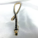 Trendy Style Solid Black Moissanite Bracelet