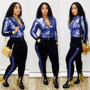 2 Sparkly sweatsuit