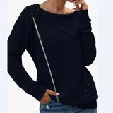 Simplicity Button Sweatshirt