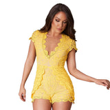Lace Stiching Romper Shorts