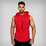 Faith Hooded Sleeveless Shirt