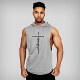 Faith Hooded Sleeveless Shirt