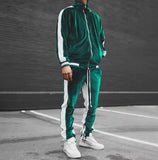 Velvet Stripe Tracksuit