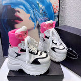 Sneaker Platform Ankle Boots