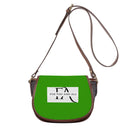 Green  Saddle HandBag