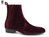 wine red Chelsea Zip Boots
