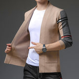 Classic Plaid Knitted Cardigan Sweater