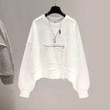 Front Zipper Pocket Sweatshirt