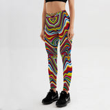 Oil Painting High Waist Leggings