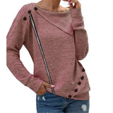 Simplicity Button Sweatshirt