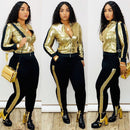 2 Sparkly sweatsuit