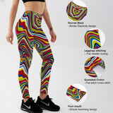 Oil Painting High Waist Leggings