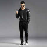 Pu Leather Tracksuit