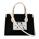 Black Luxury Leather Tote HandBag