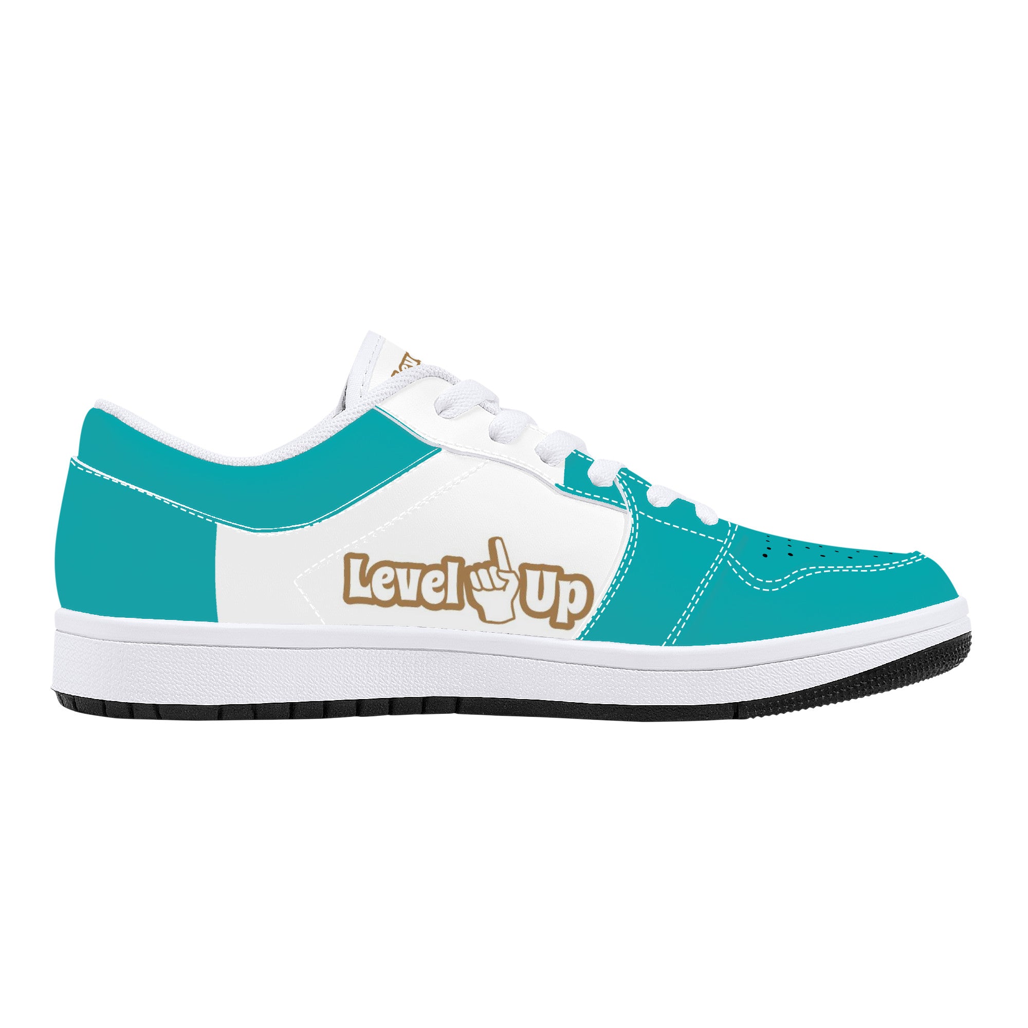 Turquoise Low Top Shoes