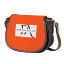 Orange Saddle HandBag